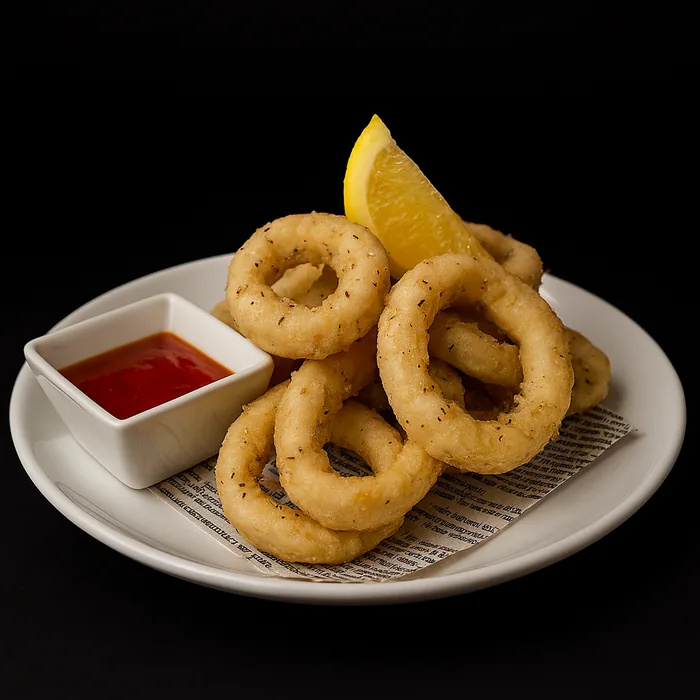 Breaded calamari