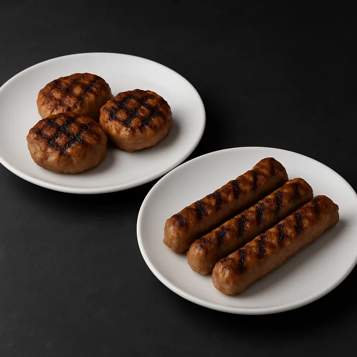 Kyufte / kebapche (grilled minced meat)