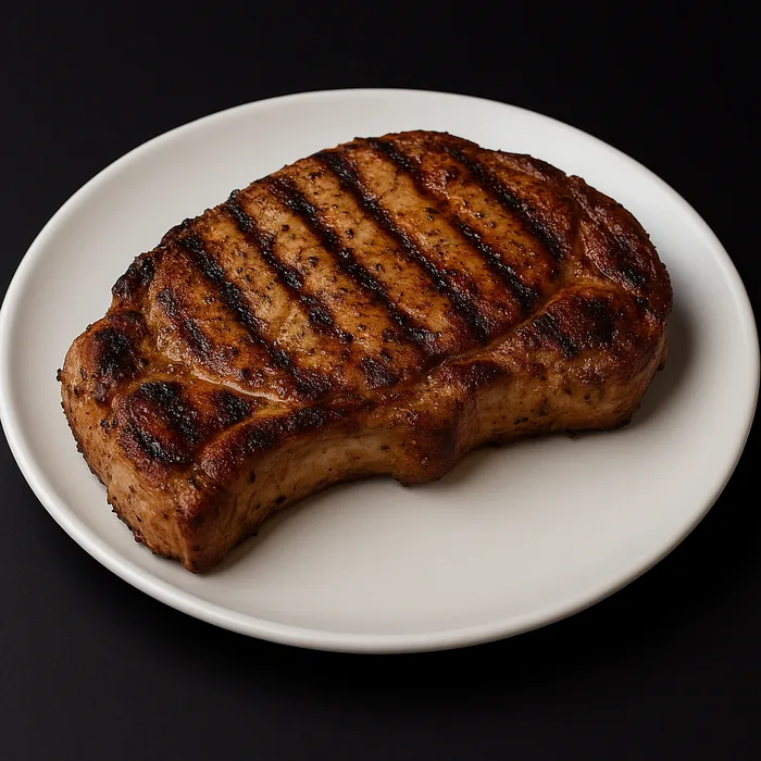 Pork neck steak