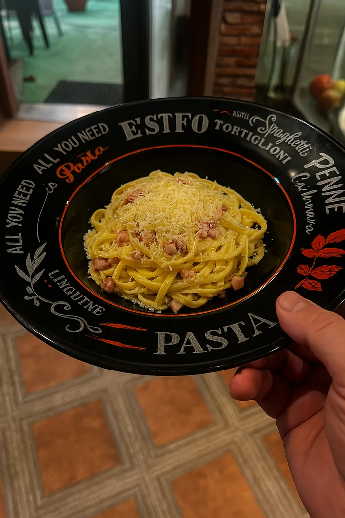 Carbonara — from the Luchiano menu